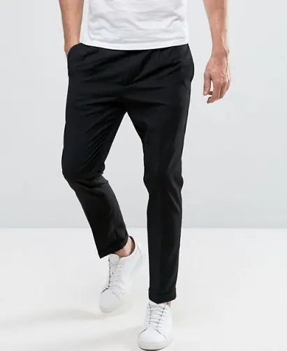 Terry Cropped Trousers  Black  Filippa K